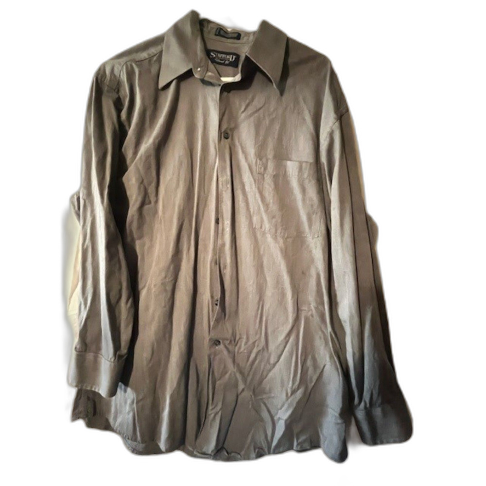 Stafford relaxed fit dress shirt 16 32/33